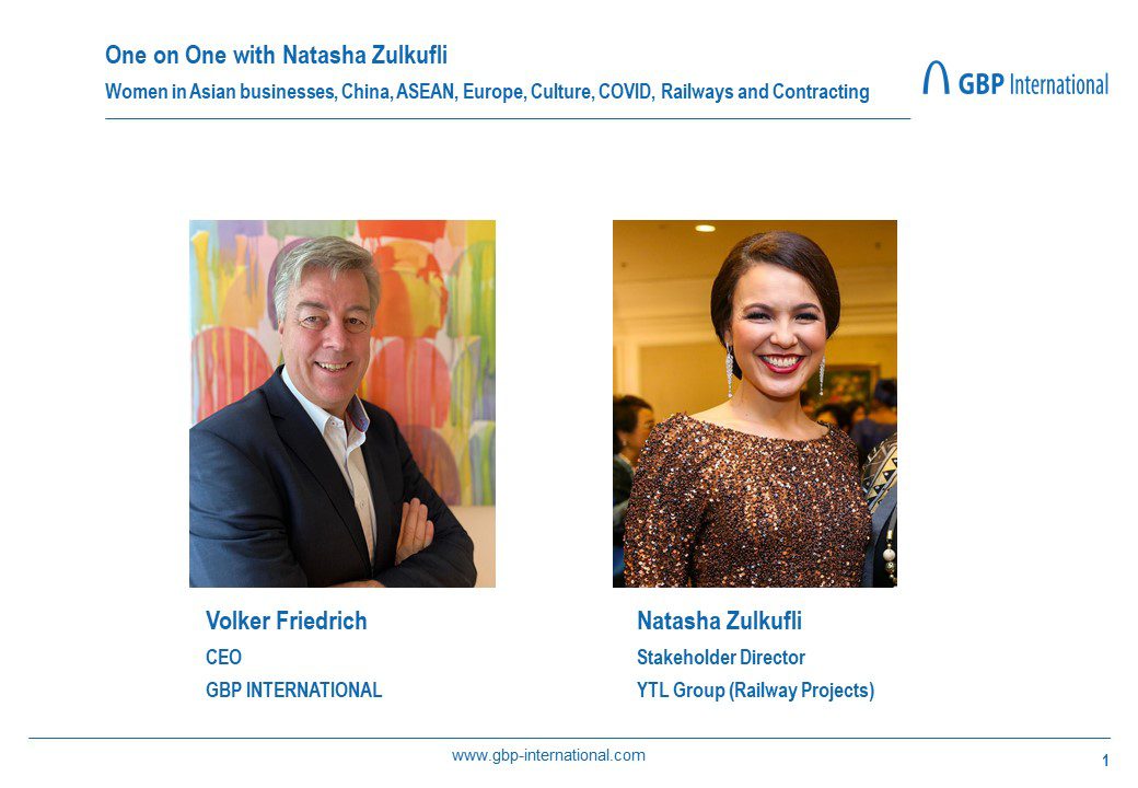 Read more about the article Natasha Zulkifly is sharing her experience with ASEAN-politics and her railway projects in Asia