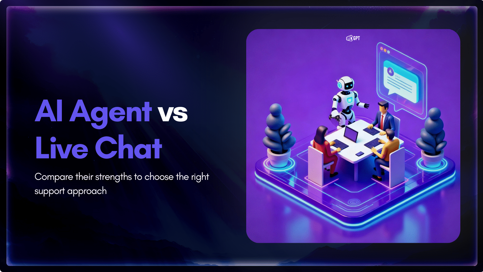 Read more about the article AI Agent vs Live Chat: What’s More Scalable?